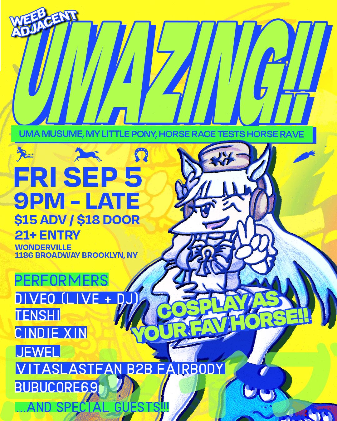 Pools - Fri, Sep 5 - UMAZING!! An Uma Musume, My Little Pony, Horse ...