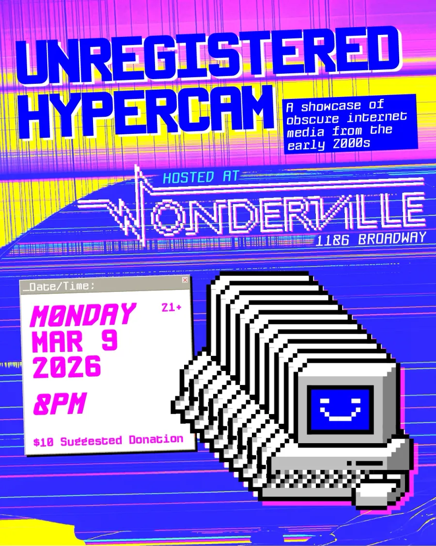 Unregistered HyperCam: Tales From the Aughts event poster