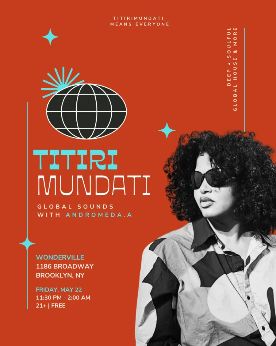 Titirimundati: Global Sounds with Andromeda.a event poster