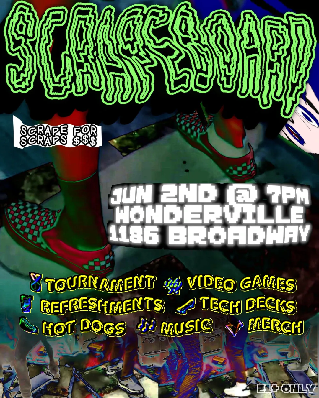Play Scrapeboard! event poster