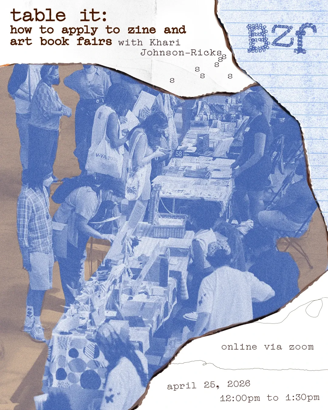 Table It: How to Apply to Zine & Art Book Fairs event poster
