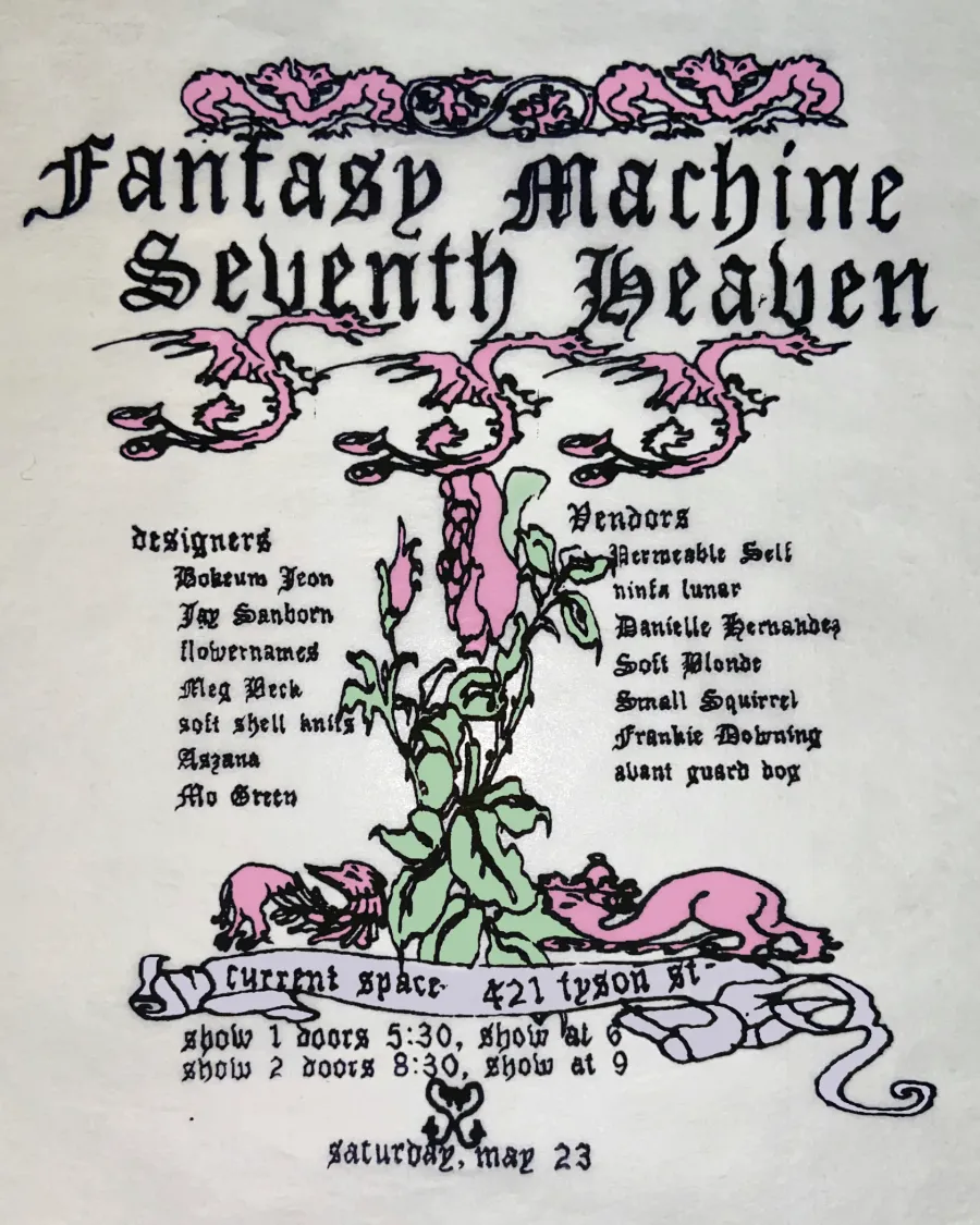 Fantasy Machine - Seventh Heaven event poster