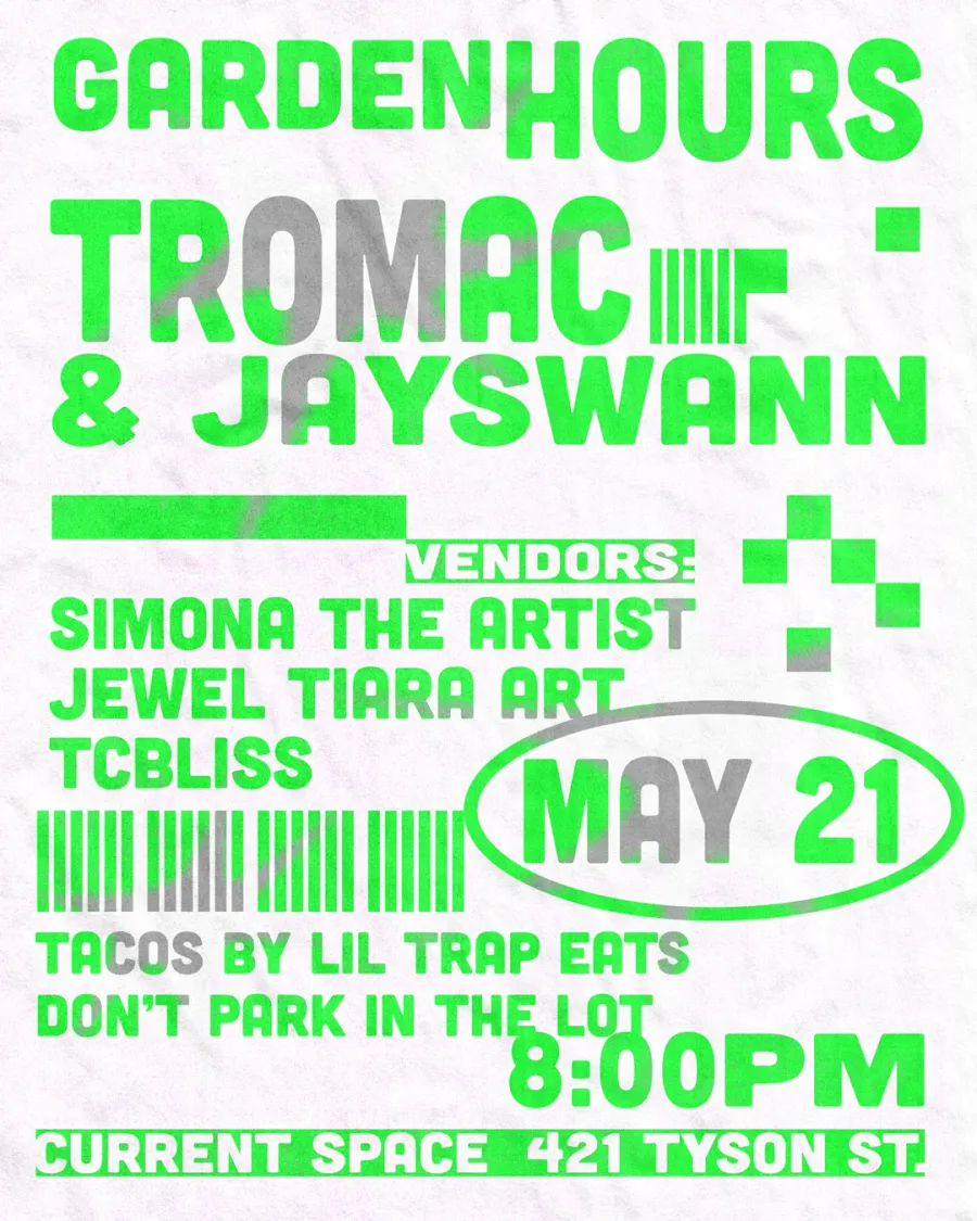 Garden Hours event poster