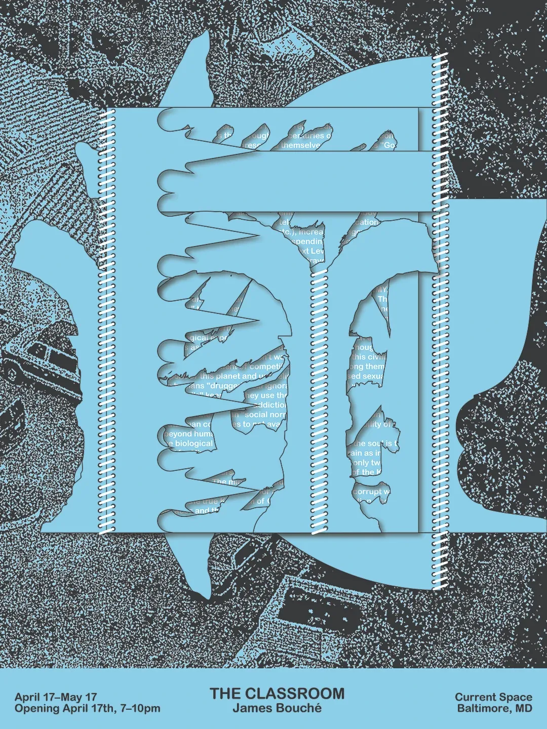 "The Classroom" by James Bouché event poster