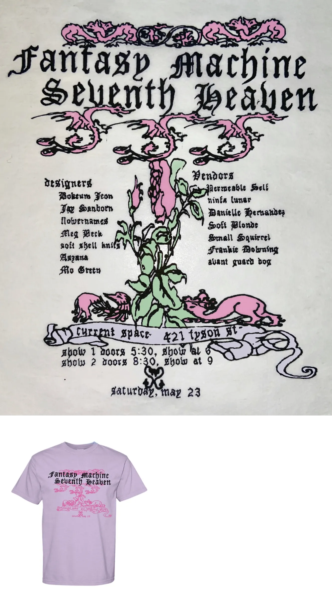 Fantasy Machine - Seventh Heaven event poster