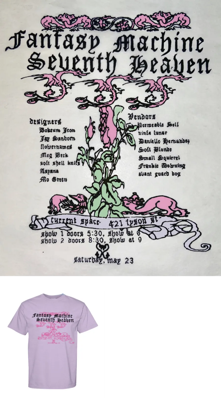 Fantasy Machine - Seventh Heaven event poster