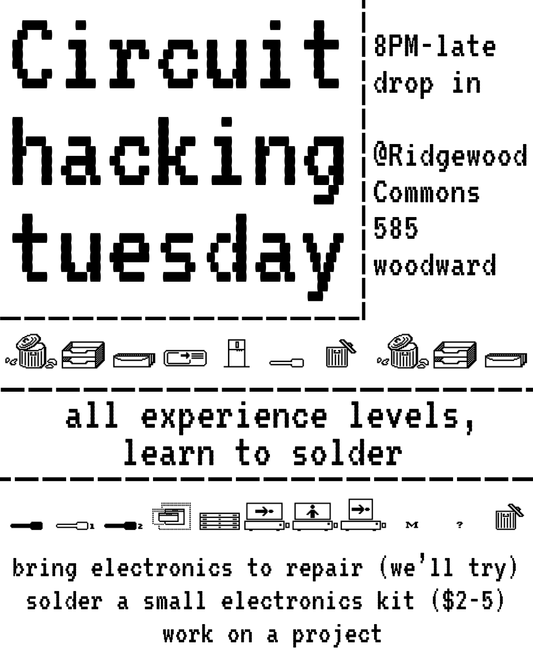 Circuit Hacking Tuesday event poster