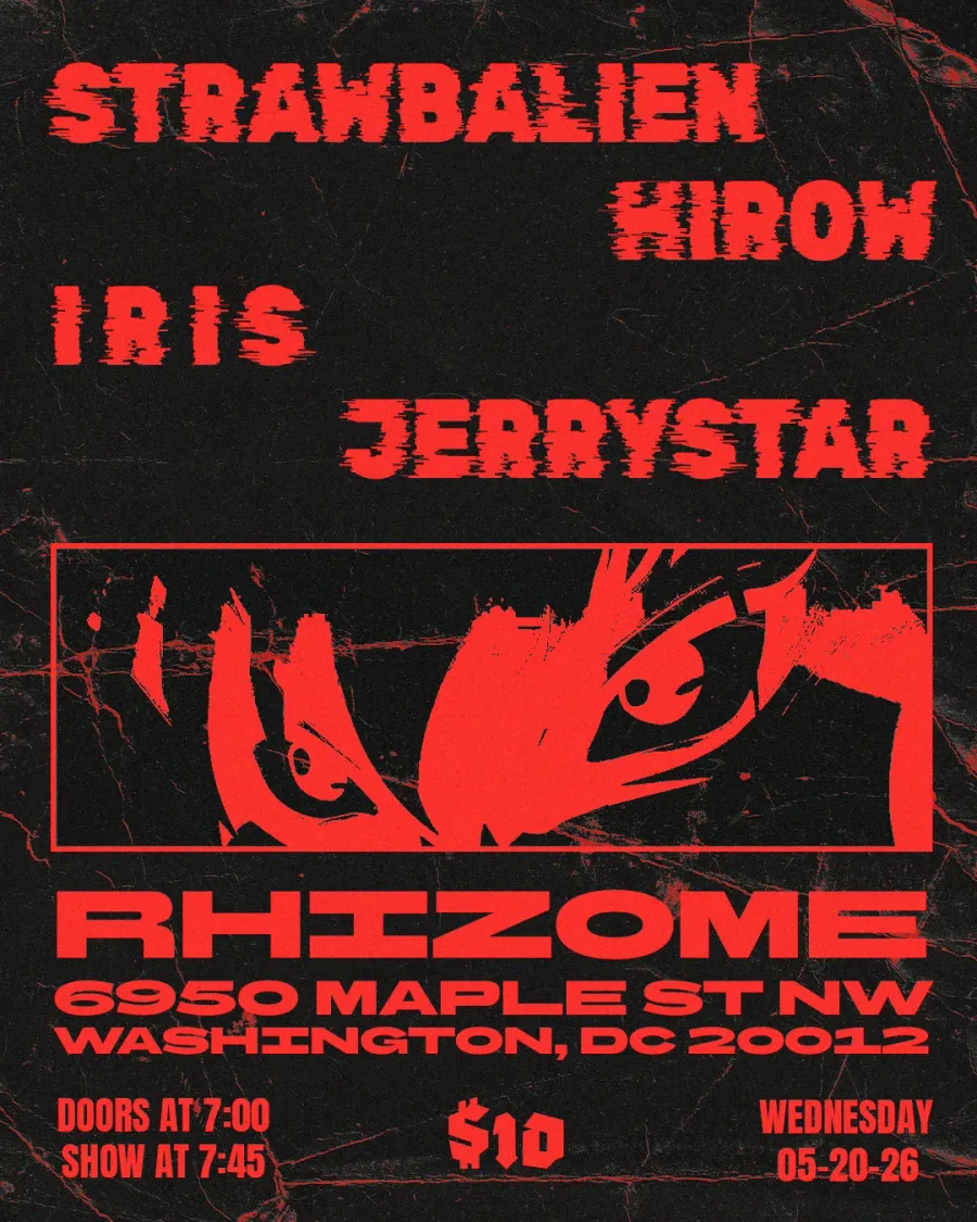 Strawbalien / Hirow / Iris / Jerrystar event poster