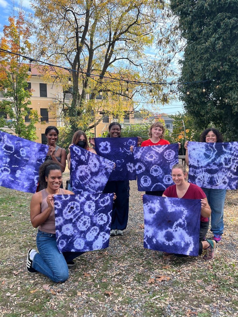 Natural Dye Workshop event poster