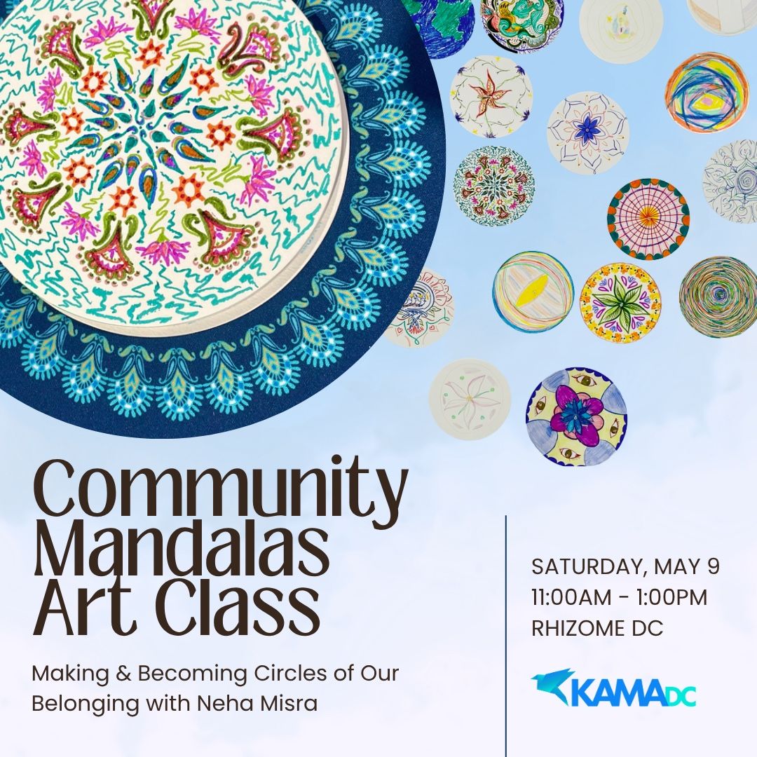Community Mandalas Art Class event poster