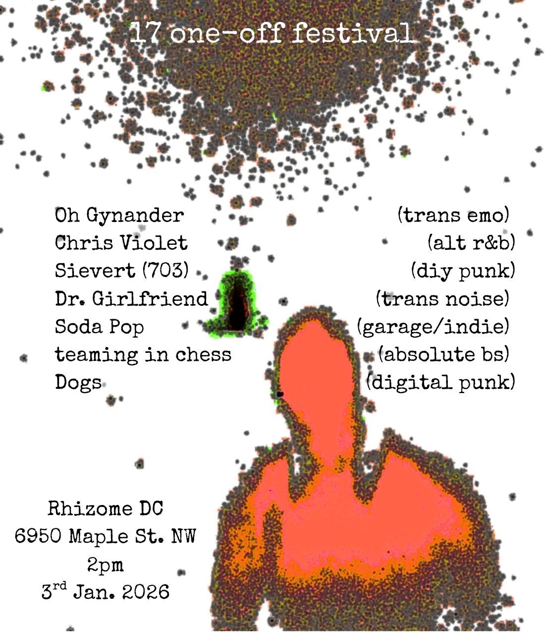 Pools - Sat, Jan 3 - 17 one-off festival by Rhizome DC