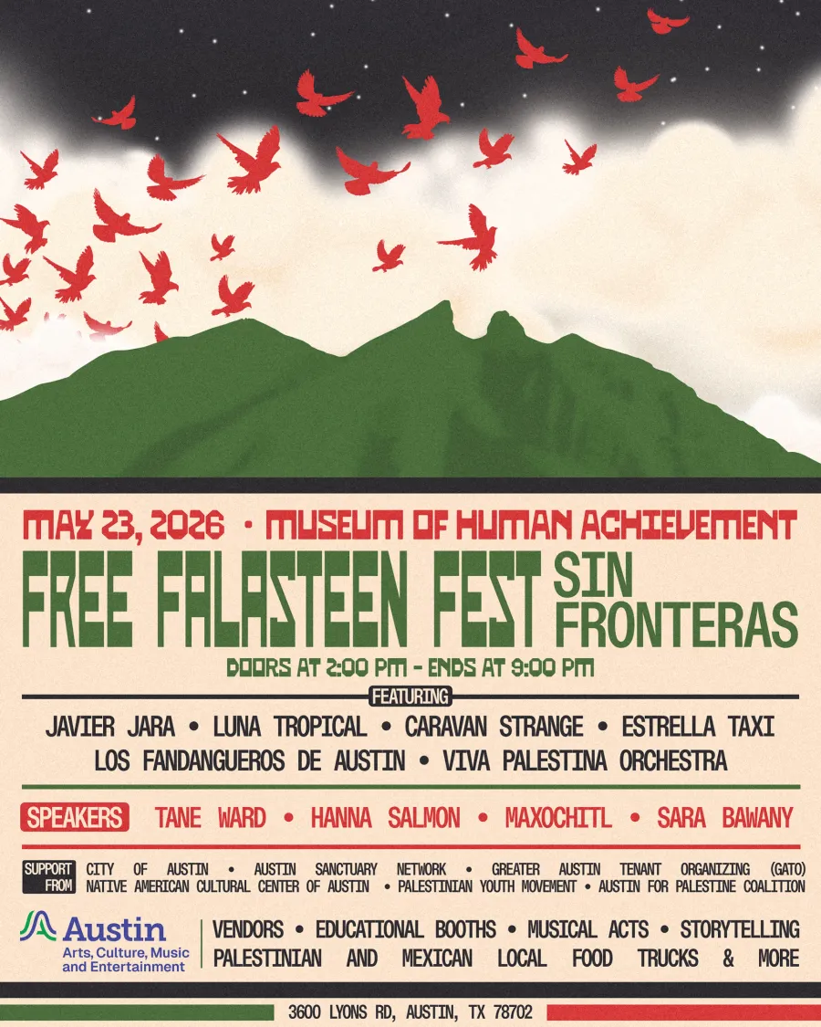 Free Falasteen Fest - Sin Fronteras event poster