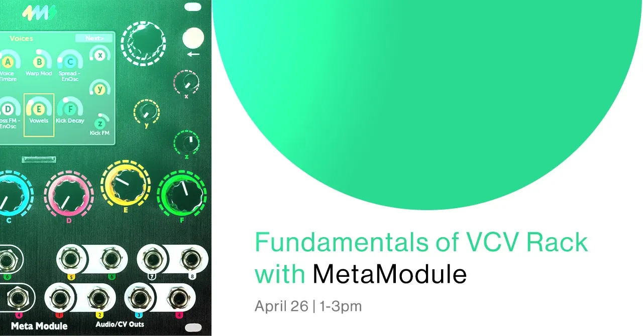 Pools - Sun, Apr 26 - Fundamentals of VCV Rack with MetaModule by Synth ...