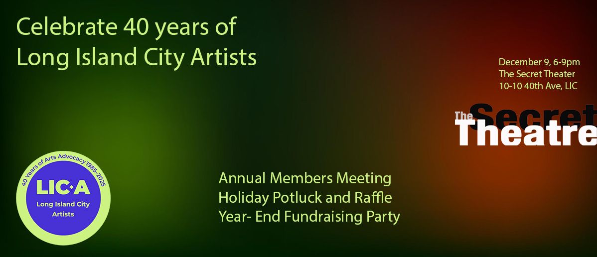 LICA Annual Meeting & Holiday Party (Party starts at 7:30pm!) event poster