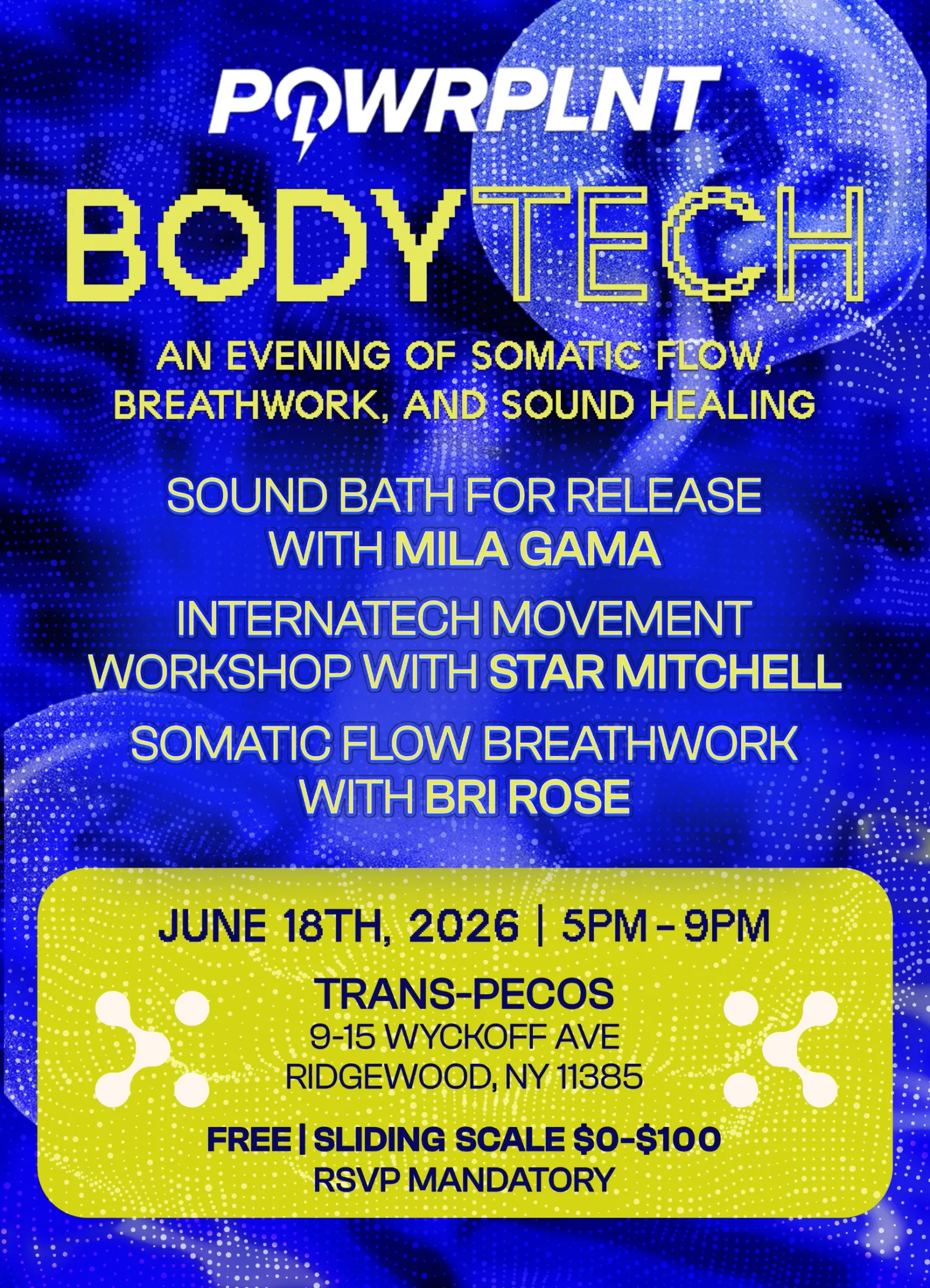 Pools - Thu, Jun 18 - BODYTECH: An evening of Somatic Technology by ...