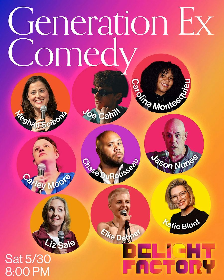 Generation Ex Comedy event poster
