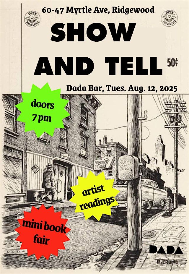 Show and Tell event poster