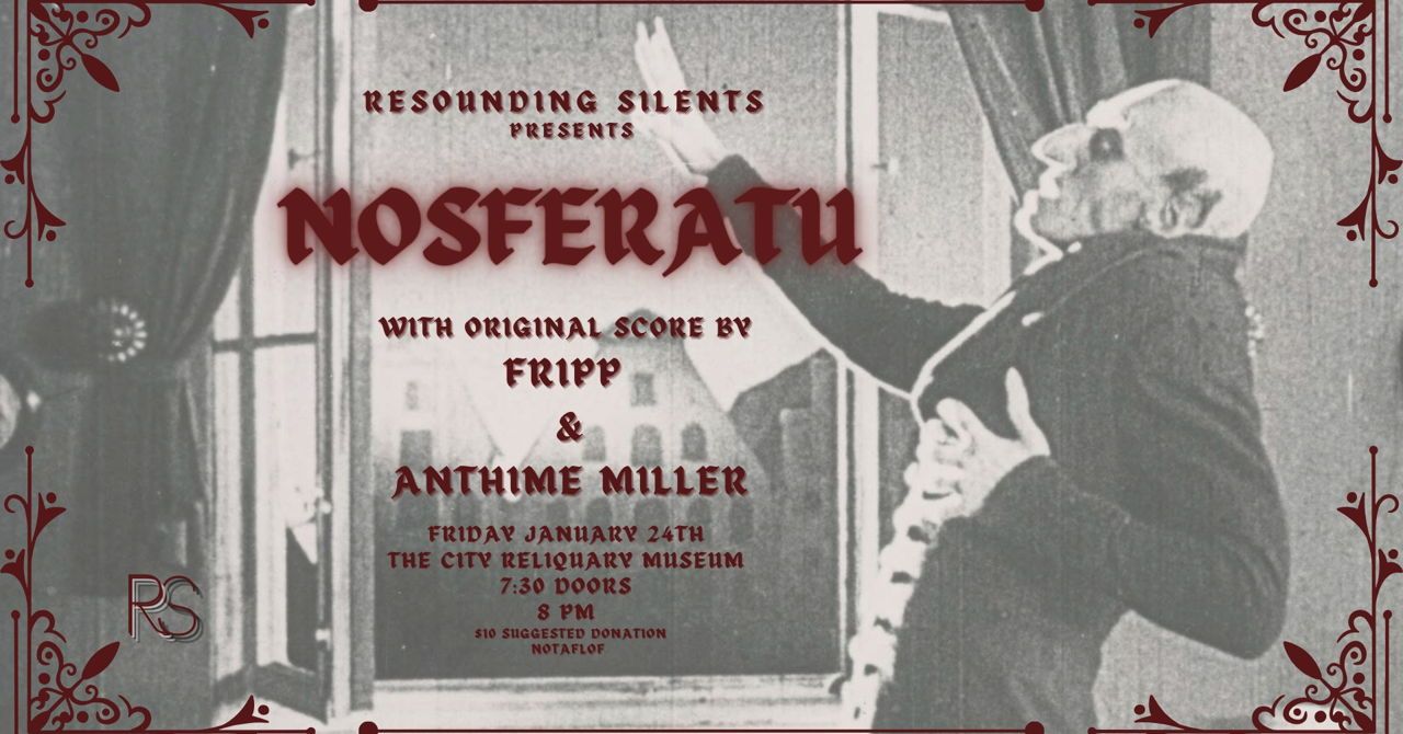 Nosferatu × FRIPP & Anthime Miller event poster