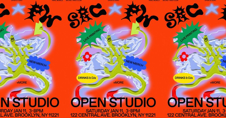 Open Studio: SRC x Paal World event poster
