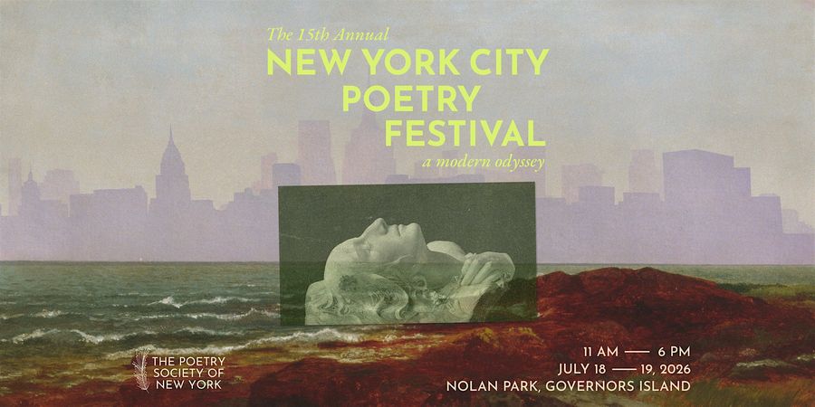 The 15th Annual New York City Poetry Festival event poster