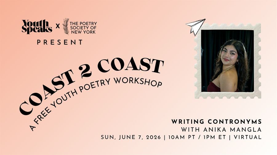 Pools - Sun, Jun 7 - PSNY x Youth Speaks Coast2Coast Workshop