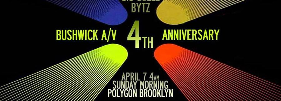 Bushwick A/V 4th Anniversary: Nicolas Matar/ Desna/ JM De Frias event poster